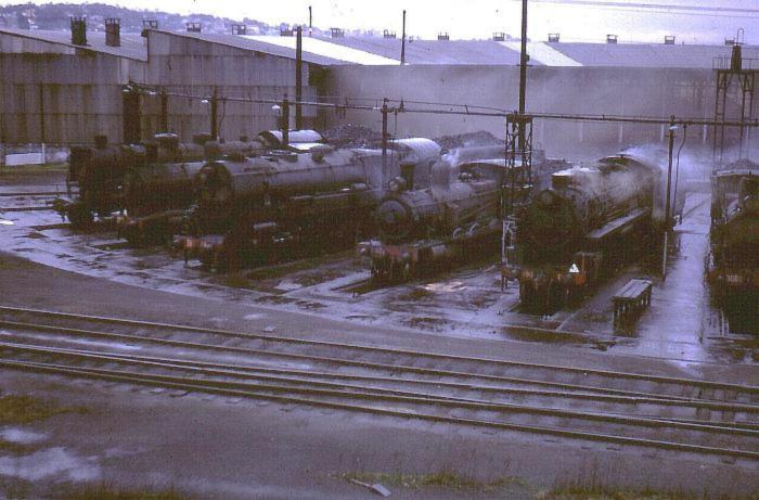 Locos at Broadmeadow NSW